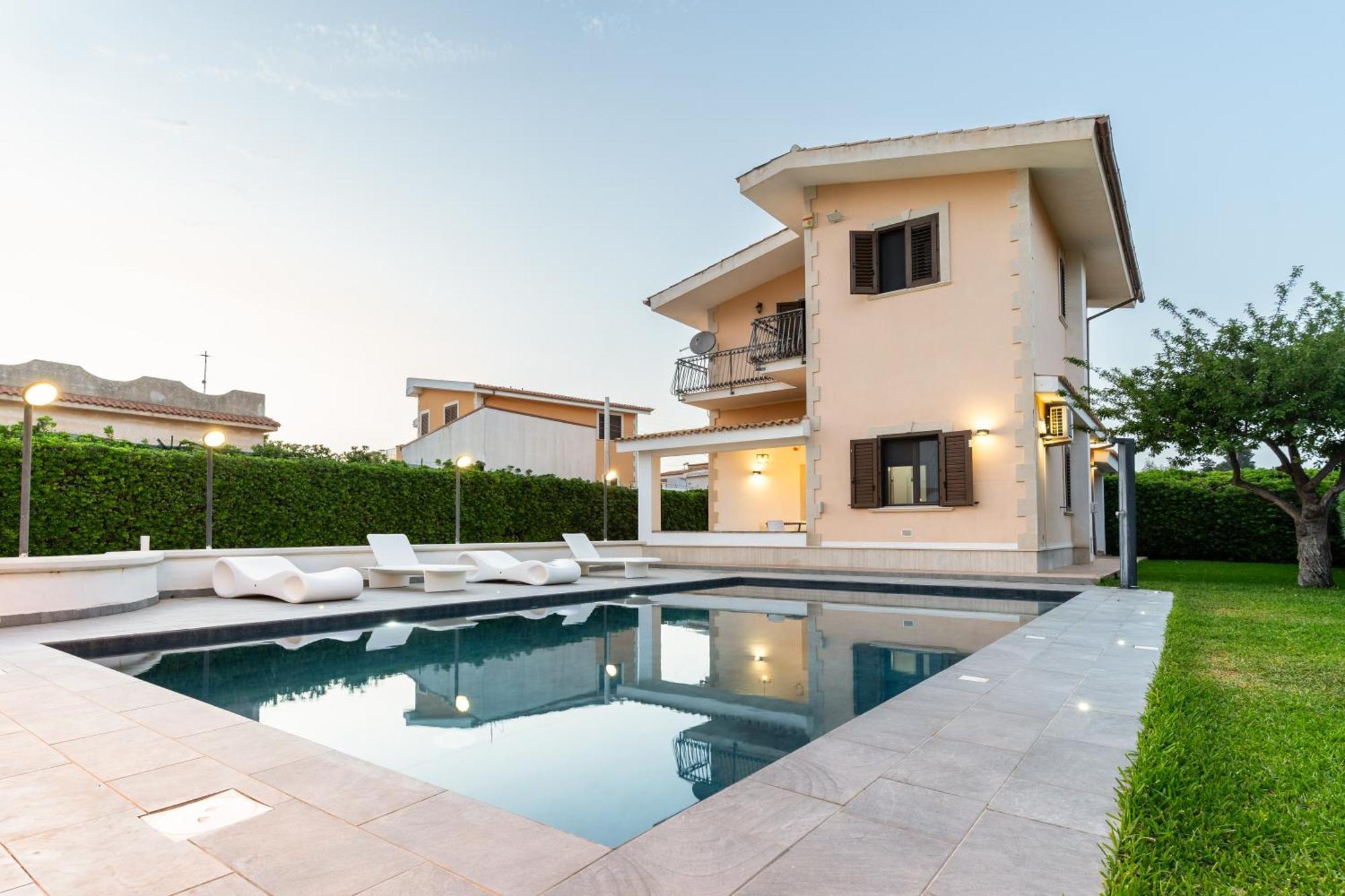Deep Blue Sea Villa Arenella  Exterior photo